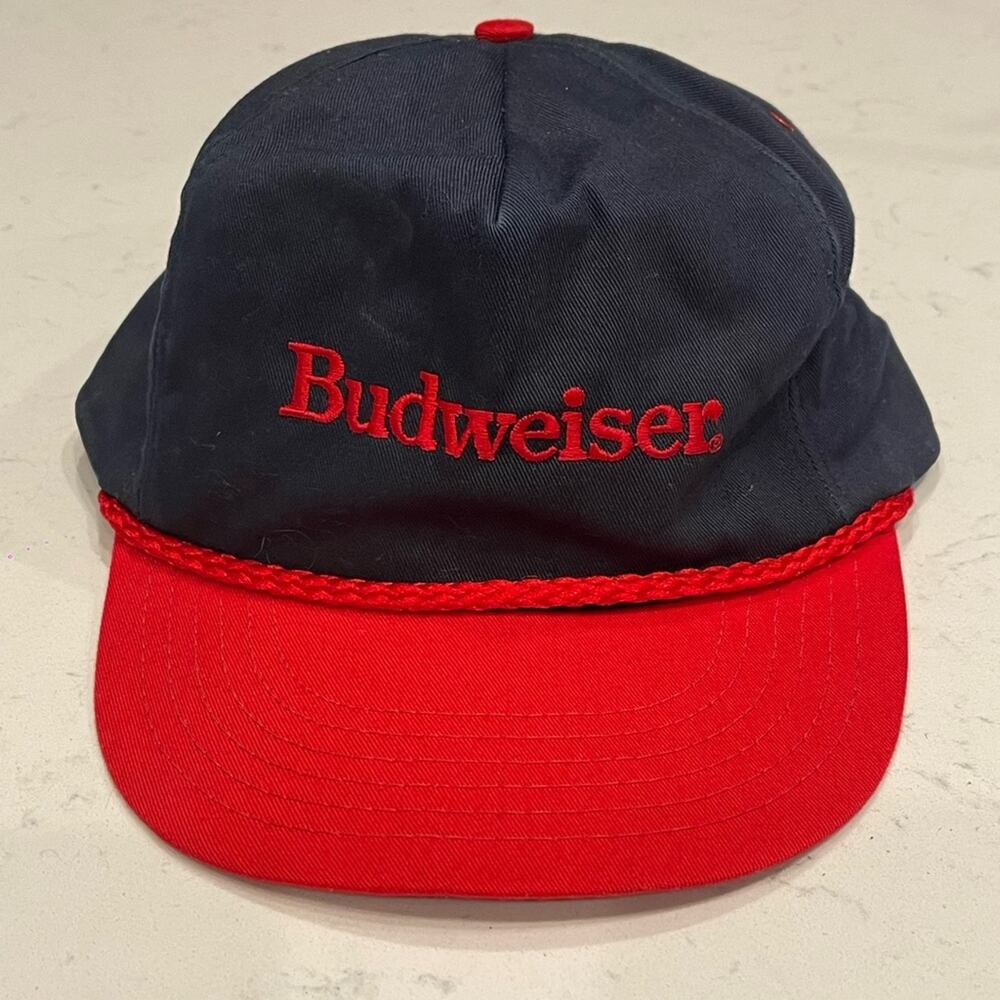 Budweiser Navy and Red Cap